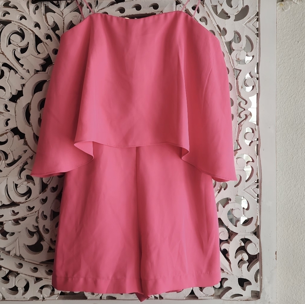 AMANDA UPRICHARD Topanga Strapless Romper Hot Pink Womens SZ P/XS NWT - Picture 5 of 12